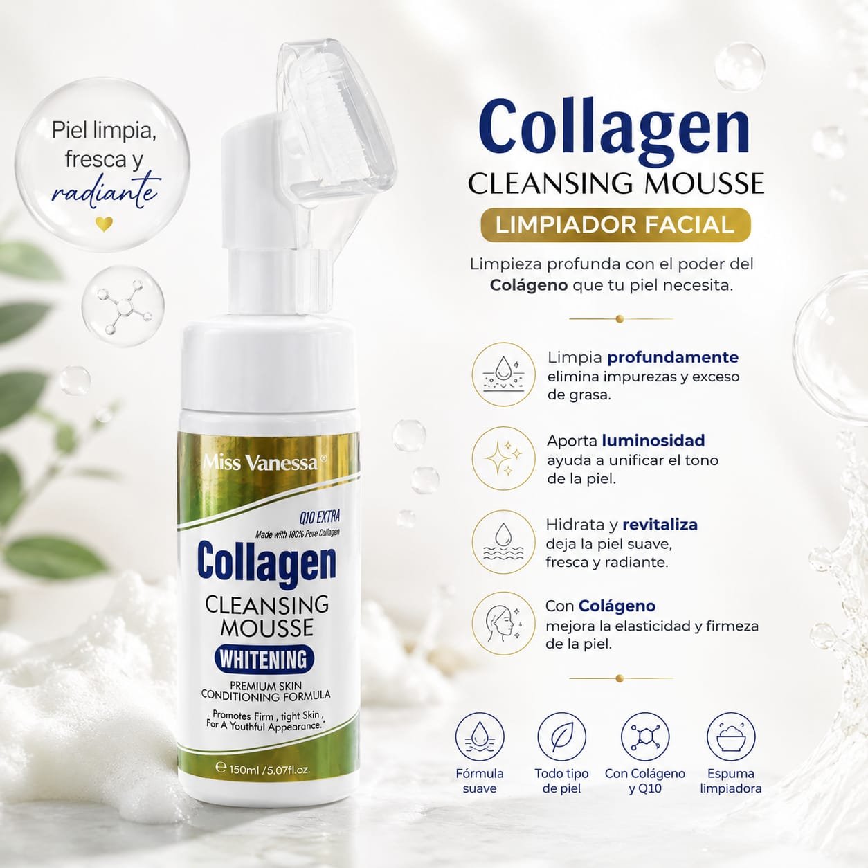 LIMPIADOR FACIAL DE COLÁGENO