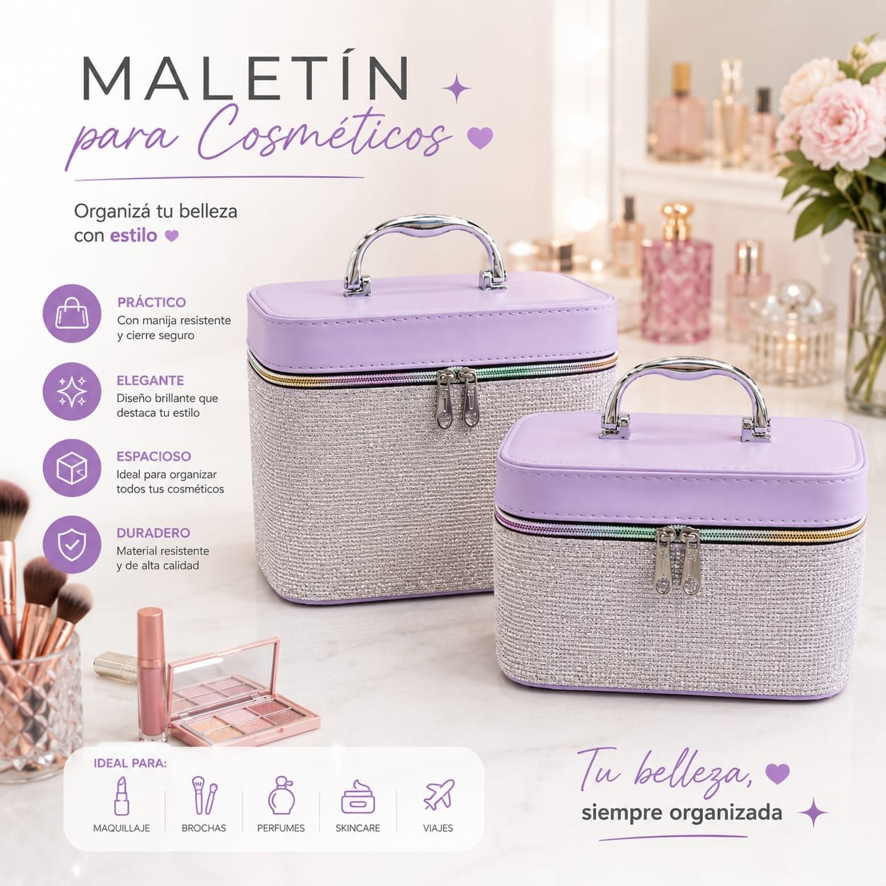 MALETÍN PARA COSMÉTICO CHICO