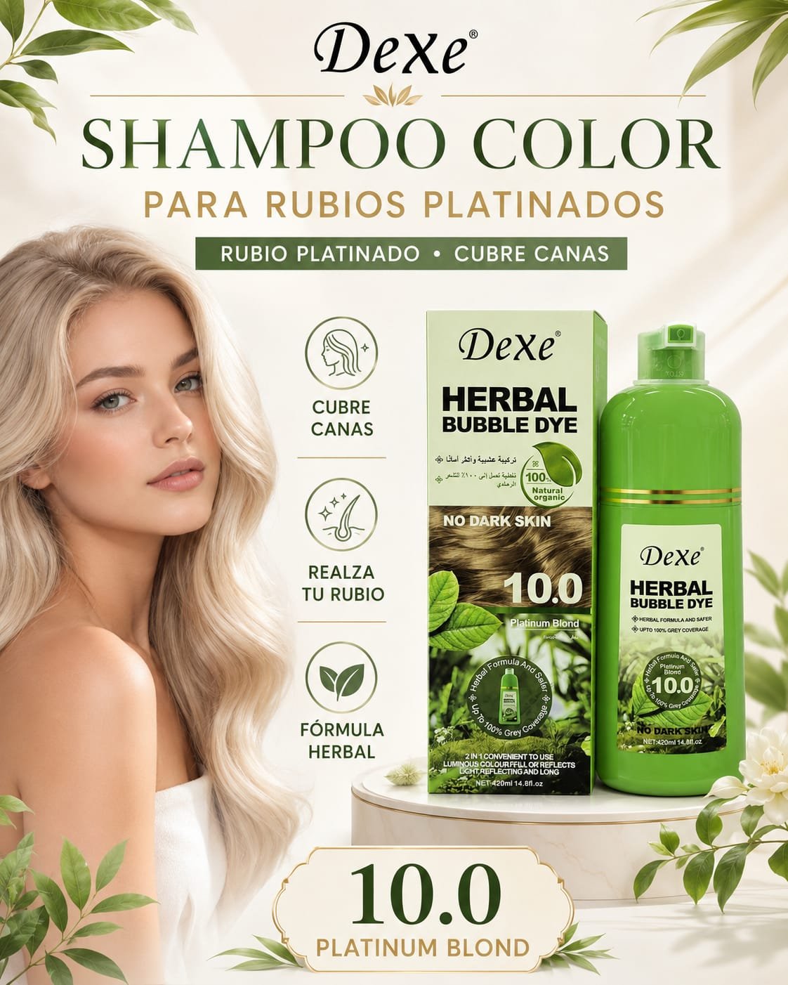 SHAMPOO RUBIO PLATINADO 10.0