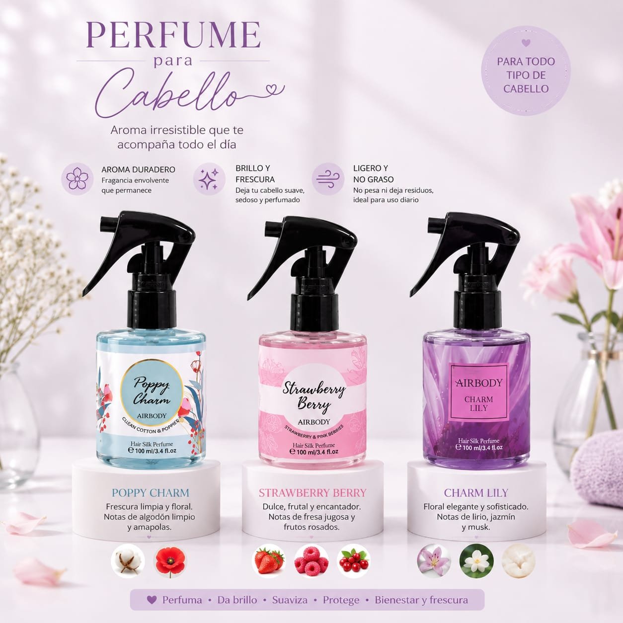 PERFUME PARA CABELLO