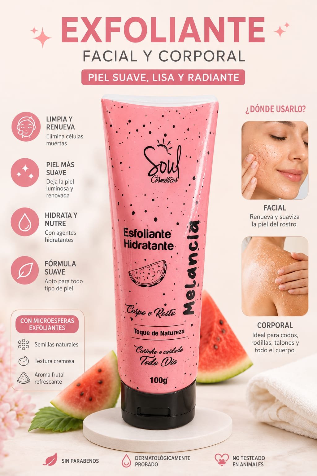 EXFOLIANTE FACIAL Y CORPORAL