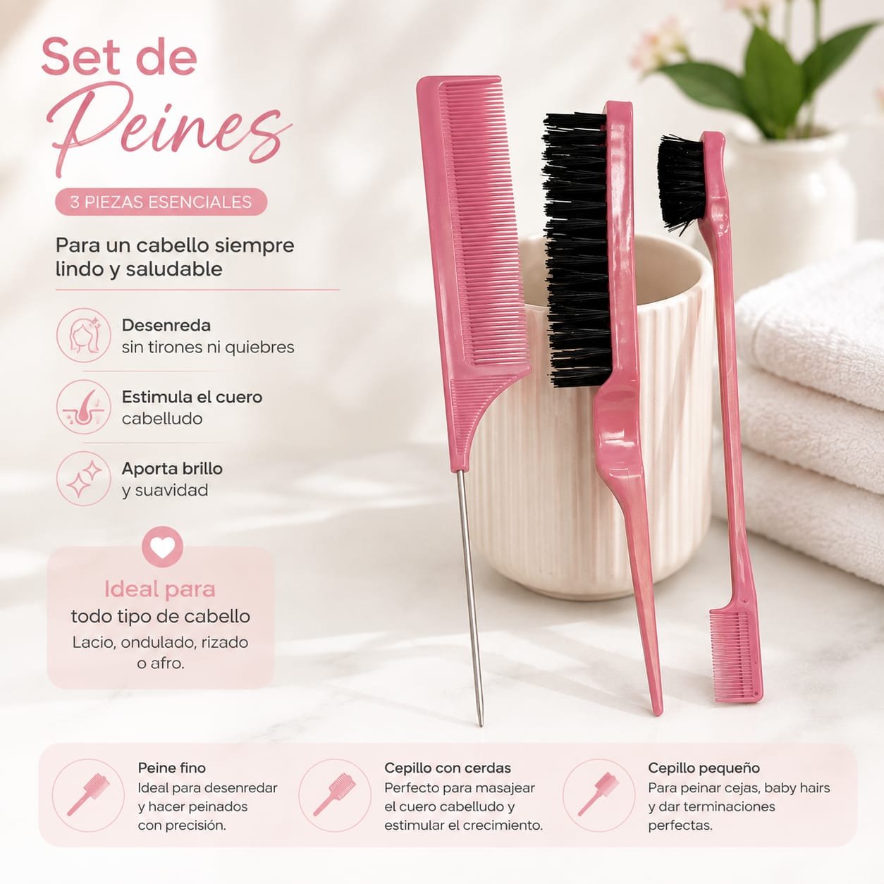 SET DE PEINES