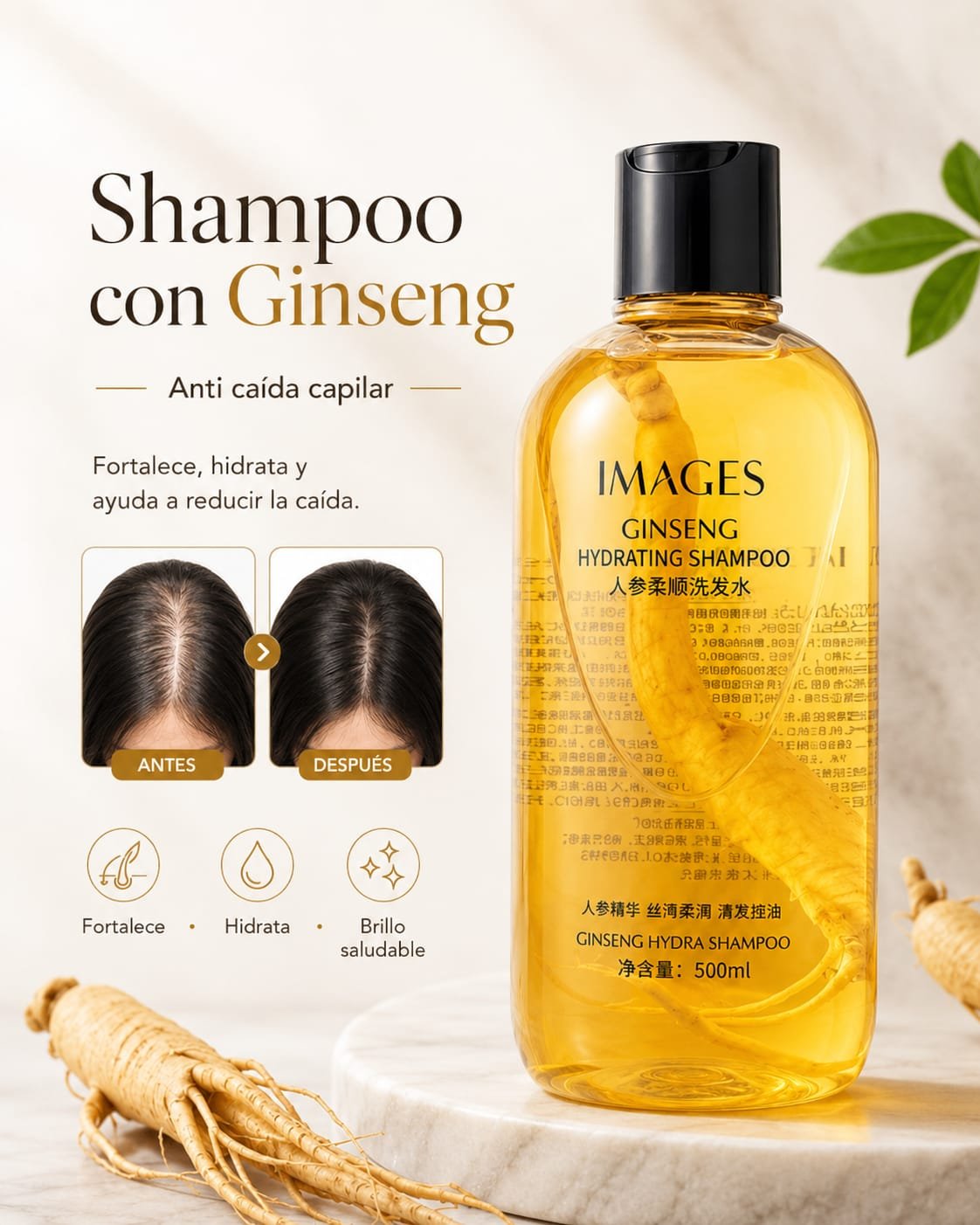 SHAMPOO CON GINSENG