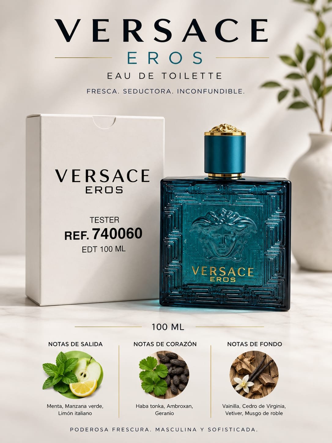 PERFUME VERSACE EROS POR 100ML