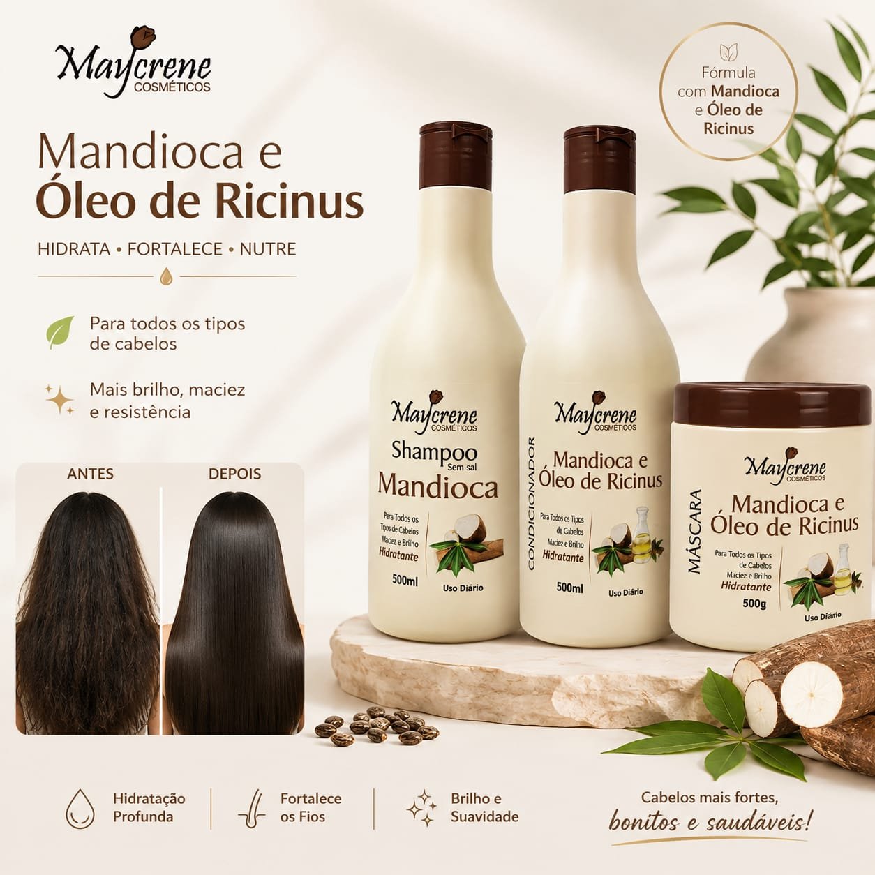 COMBO COMPLETO CON ÓLEO DE RICINO