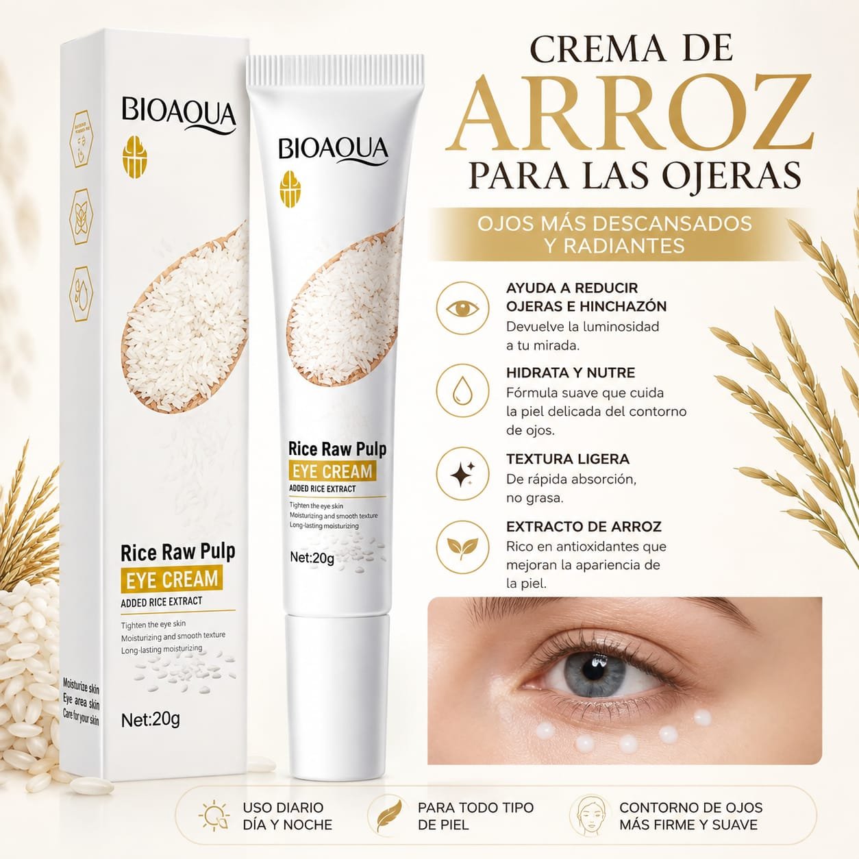 CREMA DE ARROZ P/OJERAS