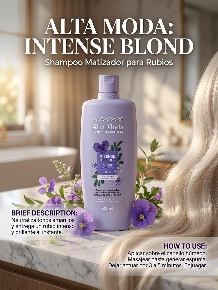 SHAMPOO MATIZADOR PARA RUBIOS ALFAPARF