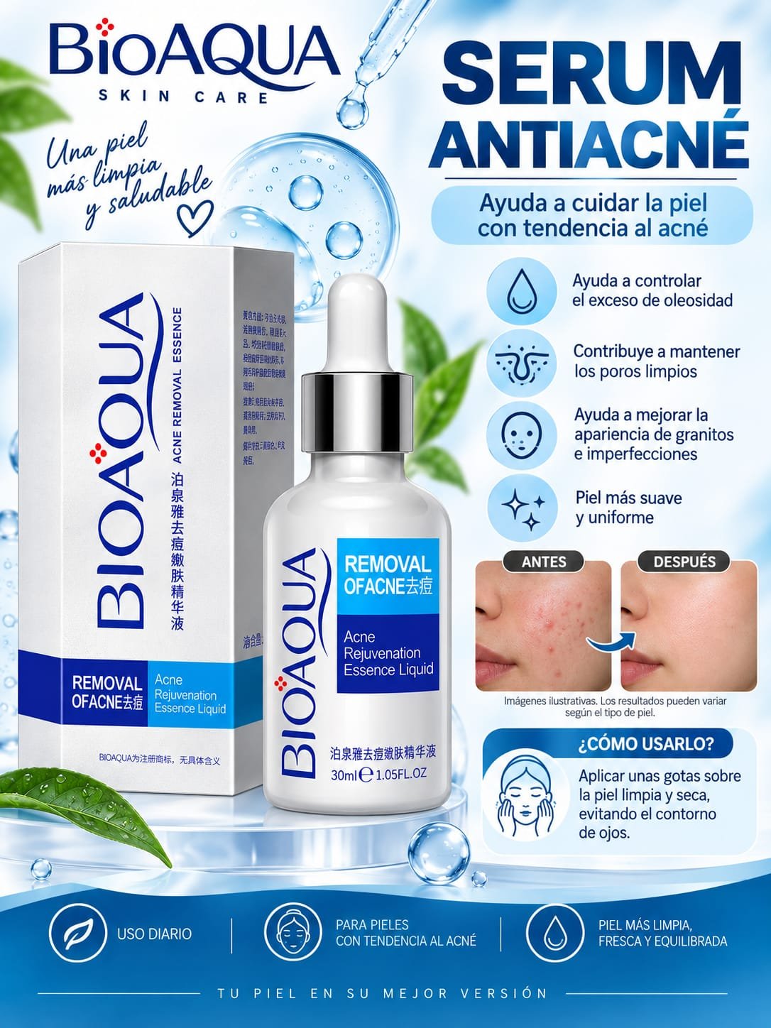 BIOAQUA SERUM ANTI-ACNE