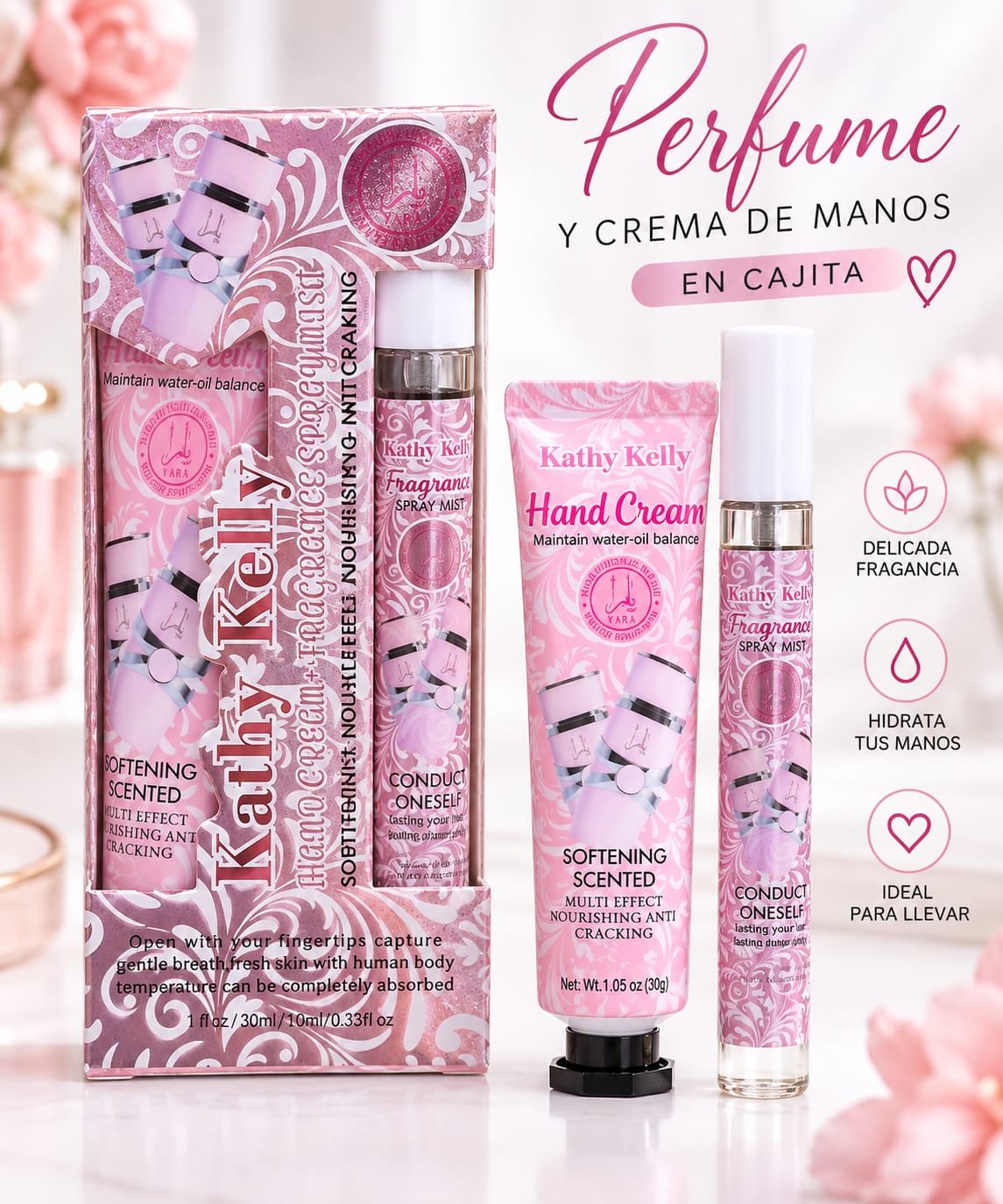 PERFUME Y CREMA DE MANOS