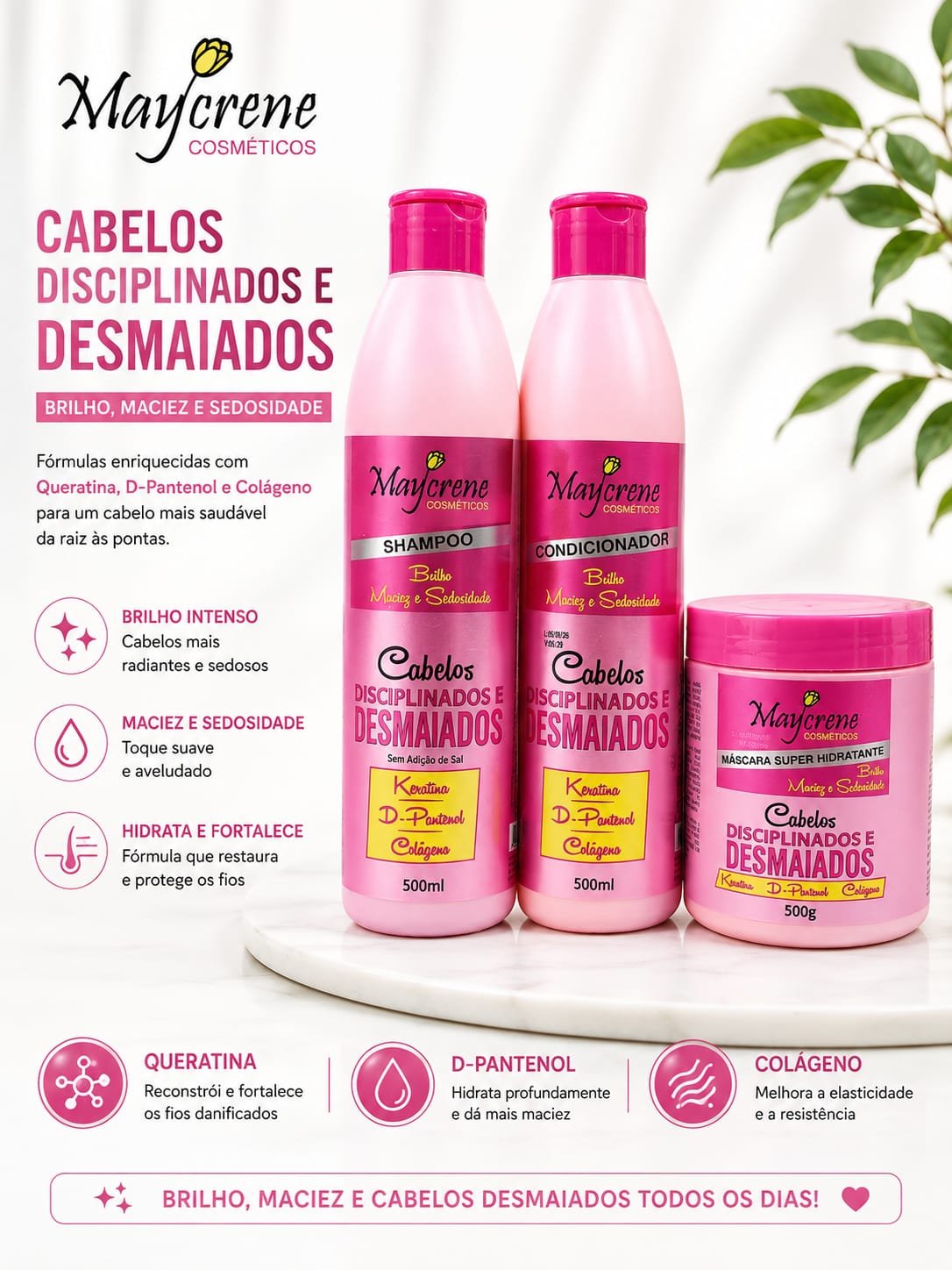 COMBO CAPILAR CON QUERATINA+D-PANTENOL+COLÁGENO