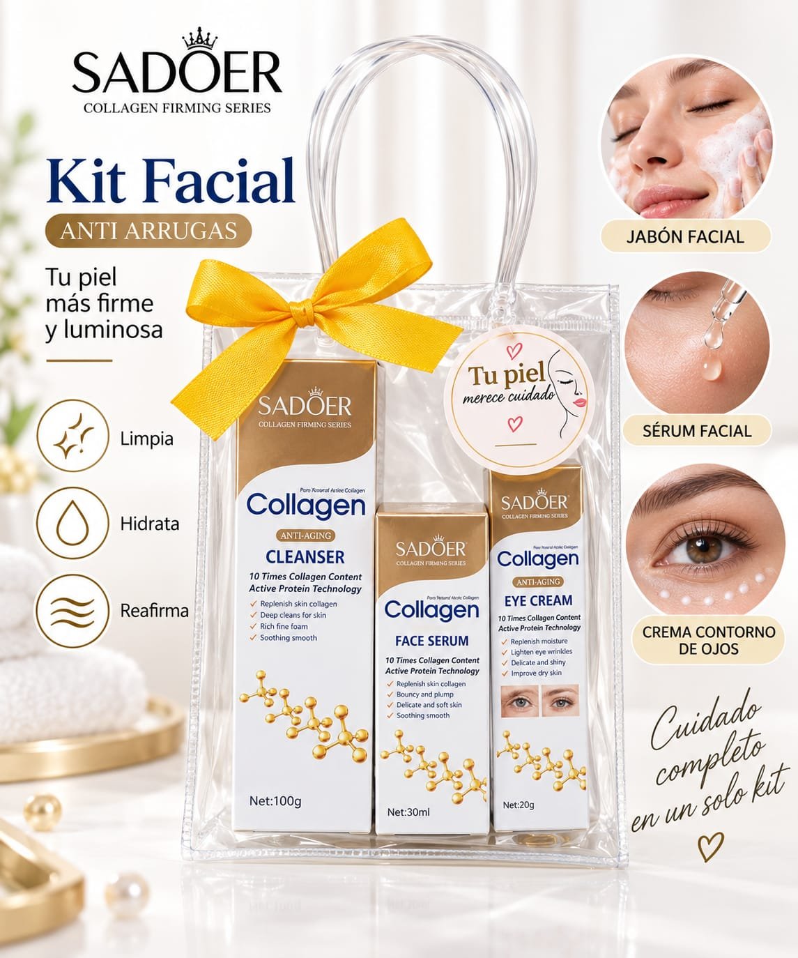 SADOER KIT FACIAL ANTI-ARRUGAS