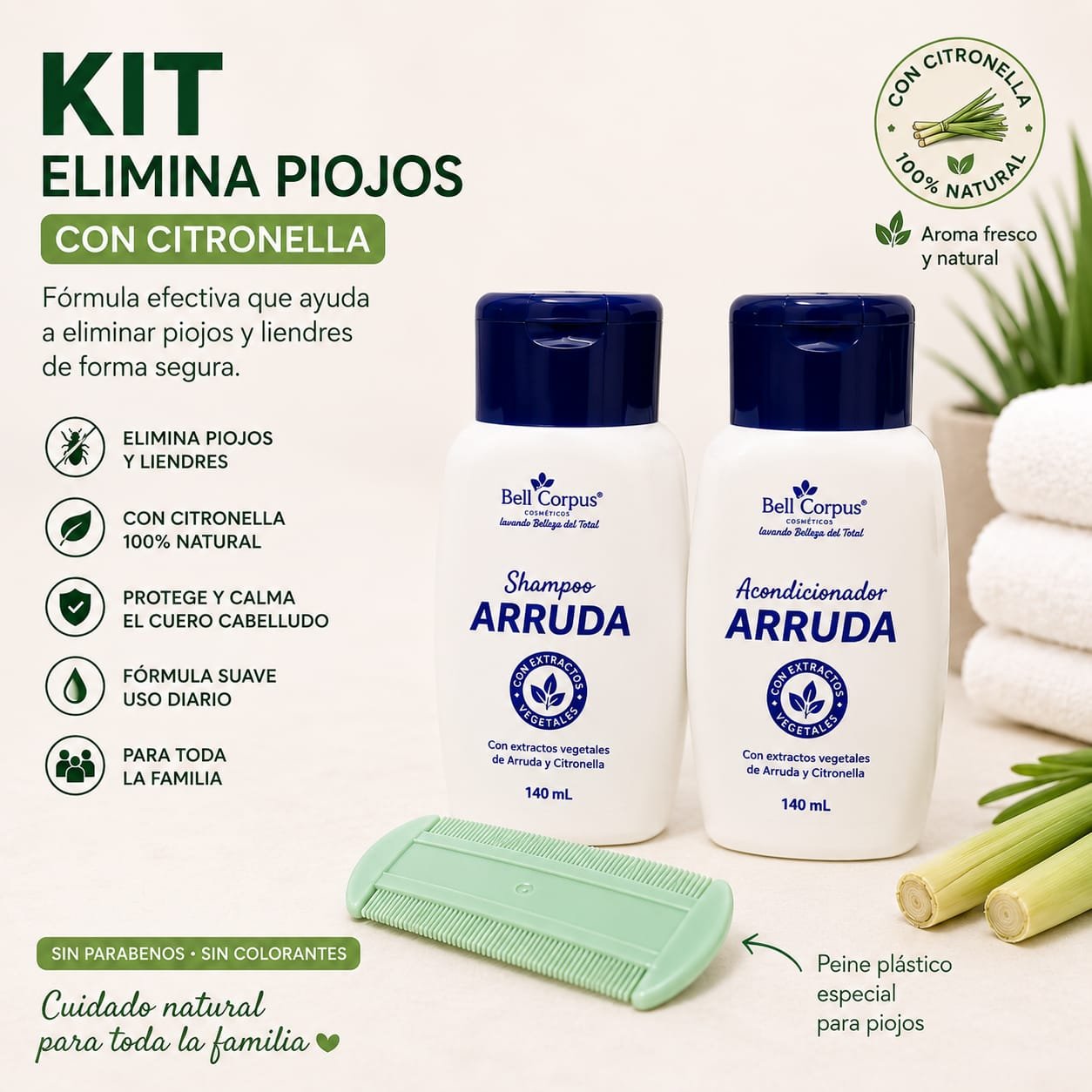 KIT ELIMINA PIOJOS