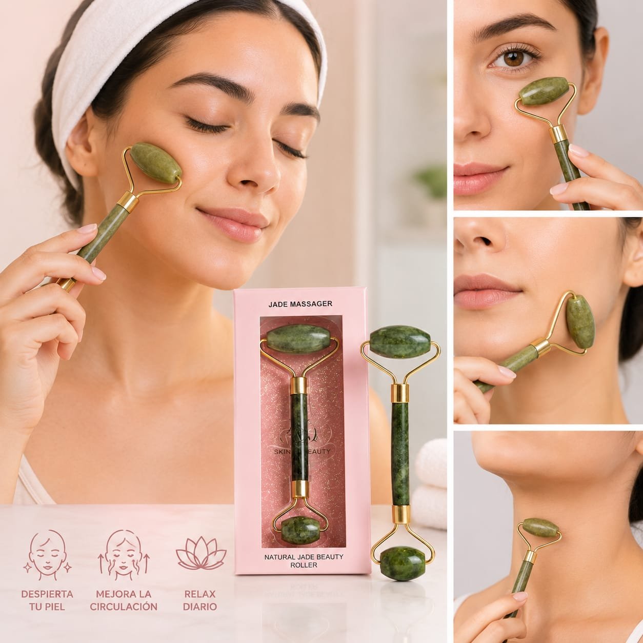 MASAJEADOR FACIAL JADE