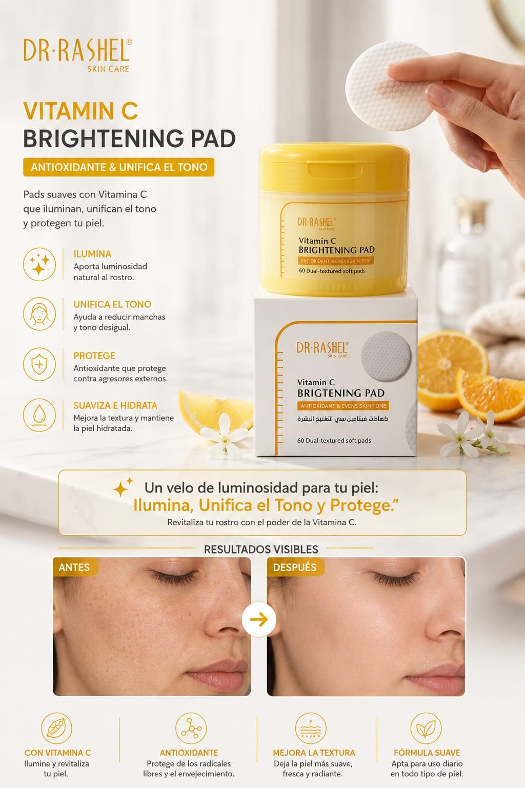 CREMA FACIAL CON VITAMINA C