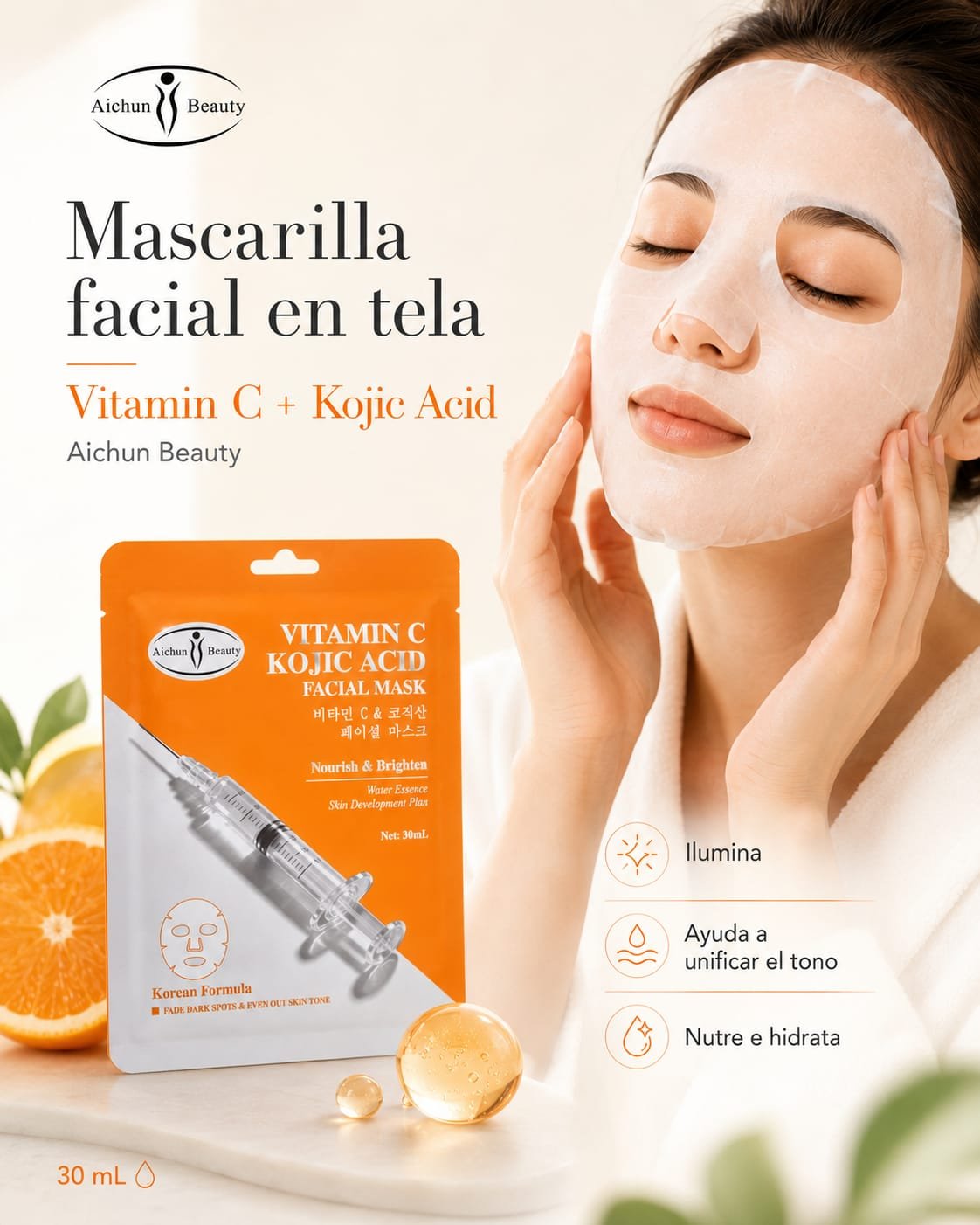 MASCARILLA C/VITAMINA C