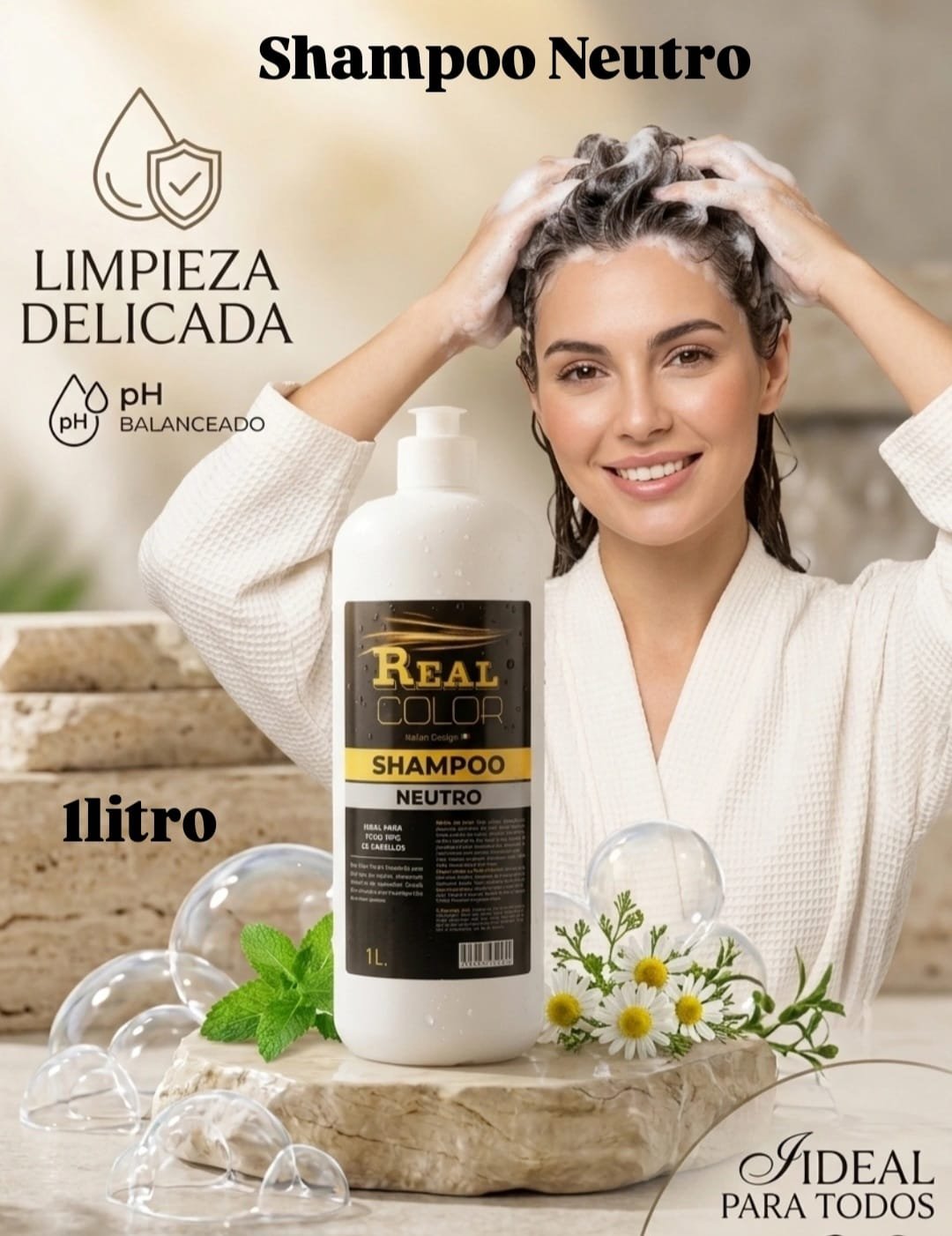 REAL COLOR SHAMPOO NEUTRO POR 1 LTS.