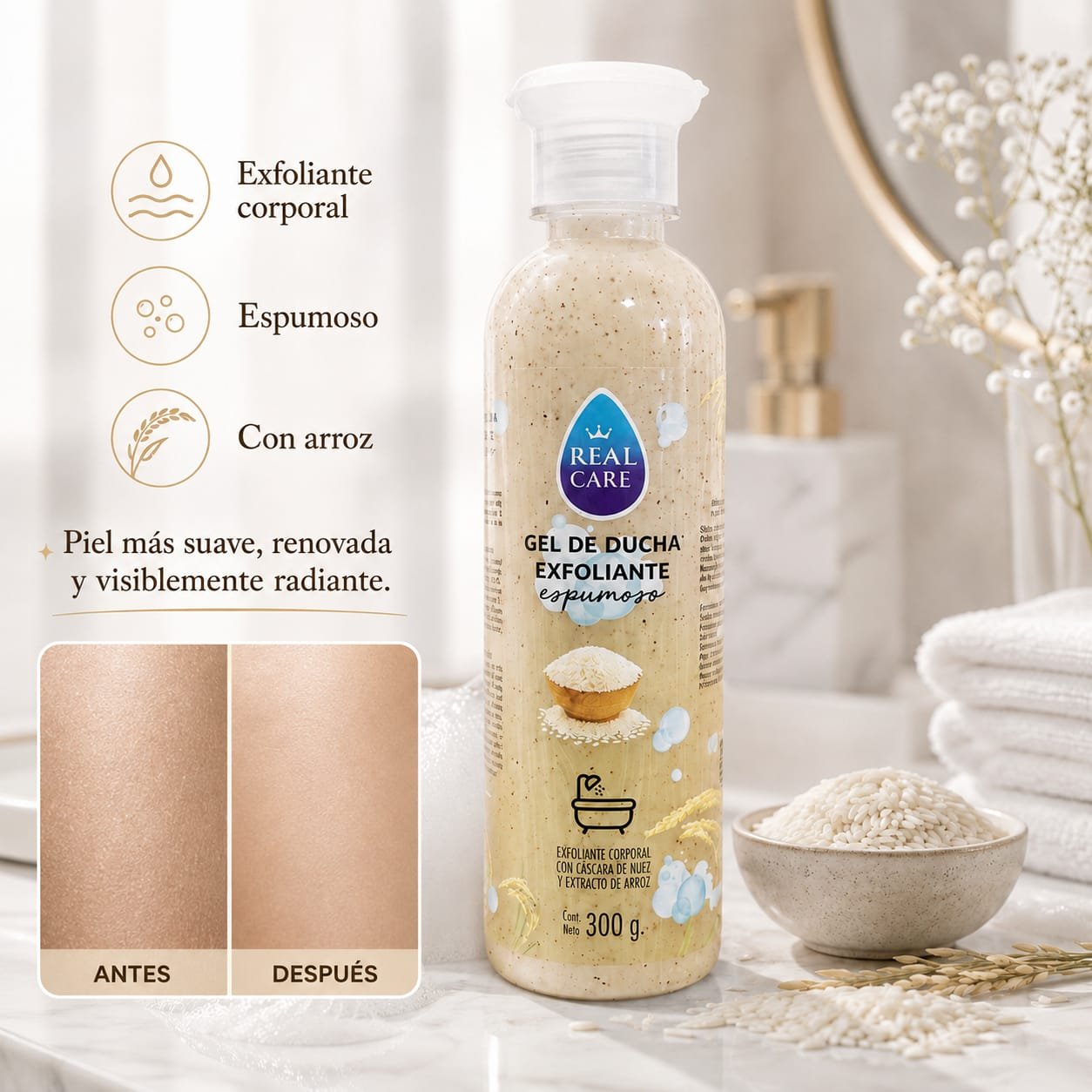 GEL DE DUCHA EXFOLIANTE