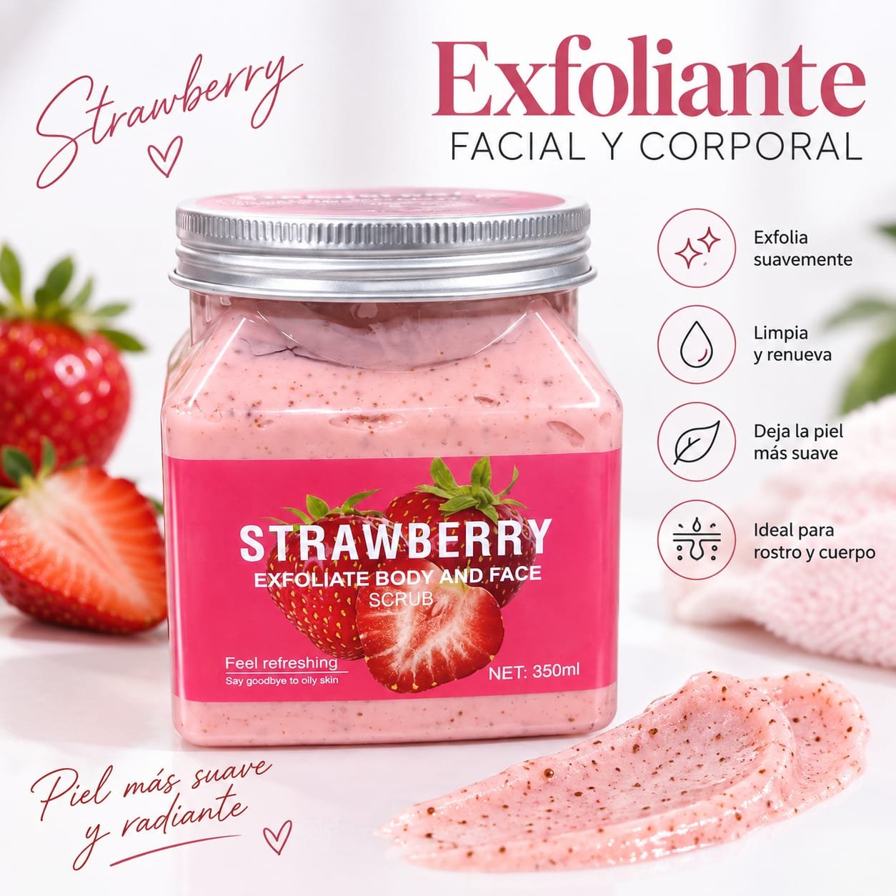 EXFOLIANTE CORPORAL Y FACIAL