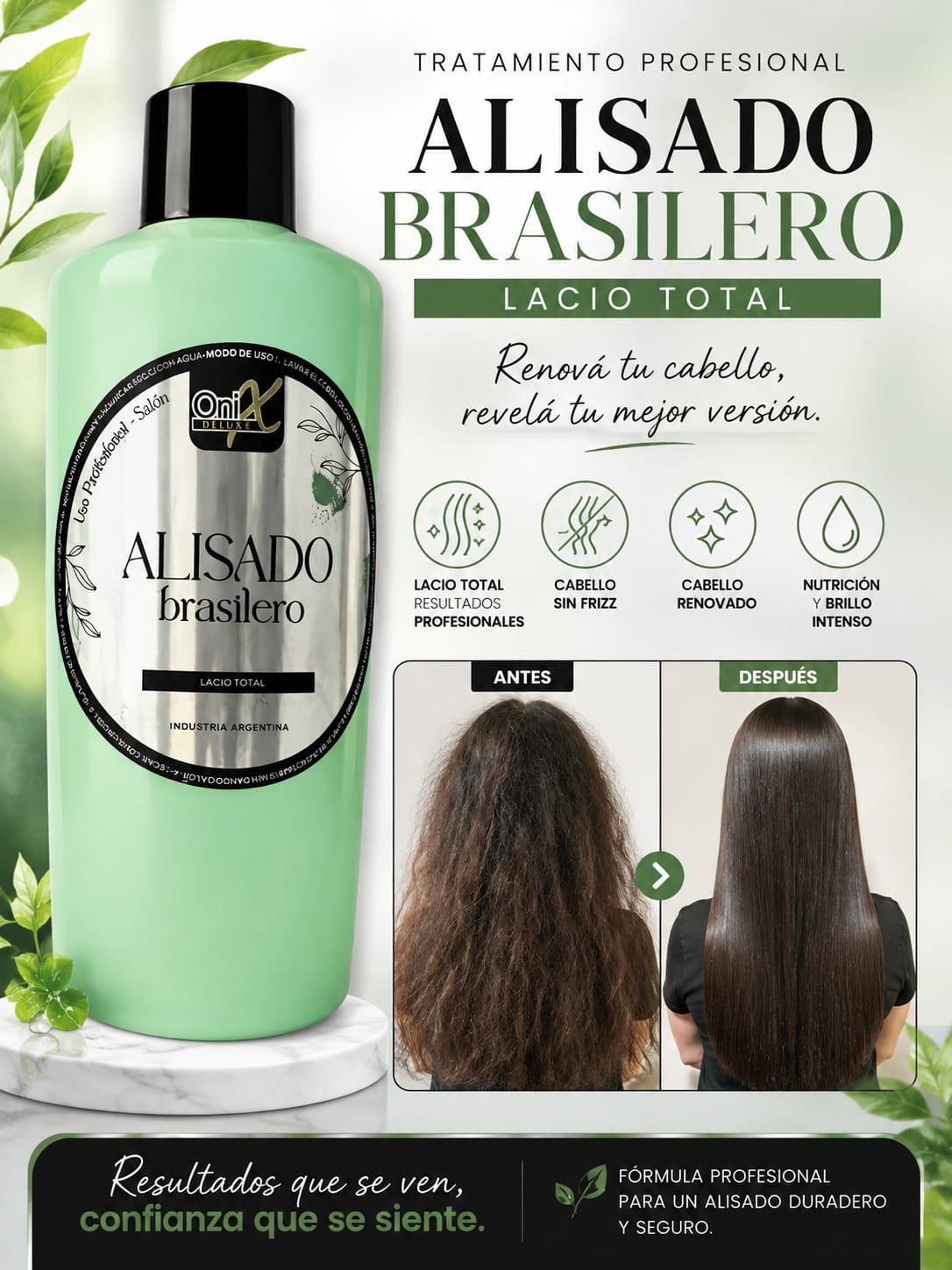 ALISADO BRASILERO LACIO TOTAL POR 1 LTS.
